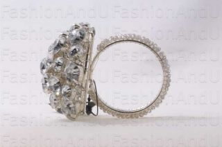 Kim Seybert Silver Dimond Burst Napkin Ring 4