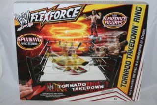 New w Flex Force Tornado Takedown Wrestling Ring WWE Pro Tension Ropes