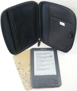  Kindle 3rd Generation Keyboard Wi Fi eBook Reader 4GB 6