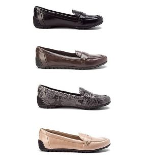 New Rockport Jackie Penny Ladies Leather Loafer Shoes $100 $110
