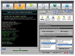 ATF Software Screenshots of Test Point Work
