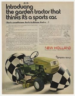 1971 New Holland s 14 Lawn Garden Tractor Ad