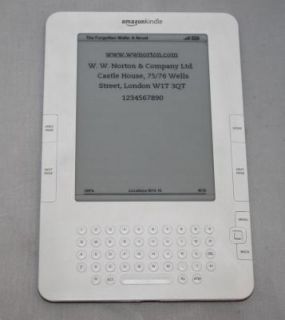 At T  Kindle 2 3G 2nd Generation White D00511