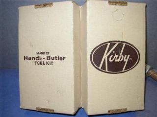 1965 Vintage Kirby Sanitronic Vacuum Handi Bulter Tools 81J