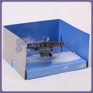 Kids Gift Toy WWII Military Fighter Plane Mustang Aircraft Hobby Model