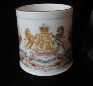 Commemorative Coronation Mug King Edward VII 1902