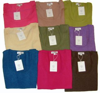 100 Cashmere Kinross Womens Sleeveless Sweater Vest Tank Top Scoop