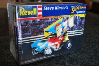 Revell Steve Kinsers Superman Sprint Car Model 1 24 Skill 3 2000