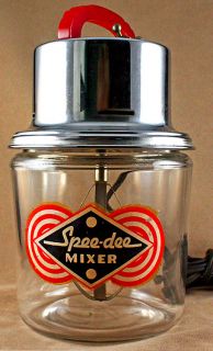 Deco Machine Age Atomic Design Spee Dee Kitchen Mixer Bakelite