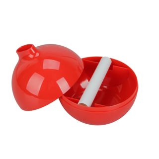 New Fashionable Round Bomb Shape Tissue Paper Box Holder Red