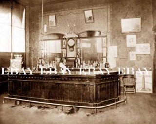 1898 John Drauts Klondike Gold Rush Bar Saloon Photo