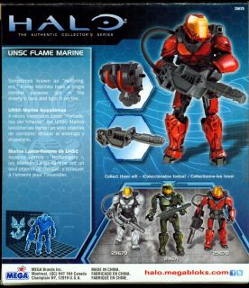 New Unopened Mega Bloks Halo Wars Series 29678 Red UNSC Flame Marine