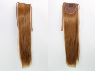 Blond Glatt 45cm YZF TS18 27 Band Klammer Haarverlängerung