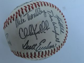 Early 1990s Minnesota Twins Team Baseball Facsimile Signatures