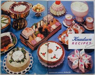 1962 Retro Knudsen Creamery Co Dairy Recipes Cookbook