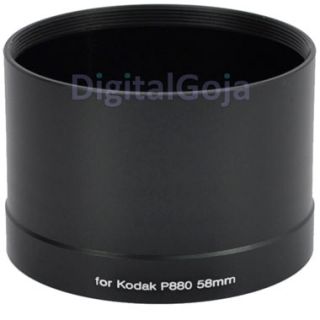 58mm Lens Adapter Tube for Kodak P880 P850 P712 Camera