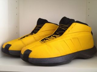 Adidas Kobe Basketball Shoes Mens Sizes 8 9    3 Pairs (Yellow/Silver