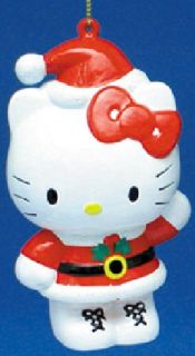 Hello Kitty Santa Blow Mold Christmas Ornament