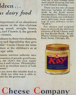 Vintage Kraft Phenix Cheese Retail POS Advertisement Ad
