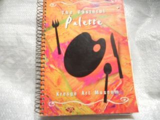Cookbook The Tasteful Palette Kresge Art Museum Spiral Bound 1997 316