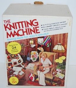 The Knitting Machine Vintage from 1975 Knitting Made Easy