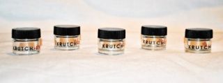 Krutch Rx (5) mini glass extract jars 420 toro illadelph bho wax dab