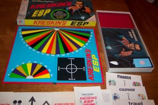 1966 Kreskins ESP Board Game Milton Bradley