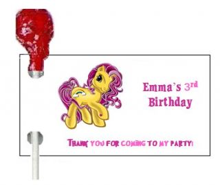 108 My Little Pony Birthday Party Candy Wrappers Favors
