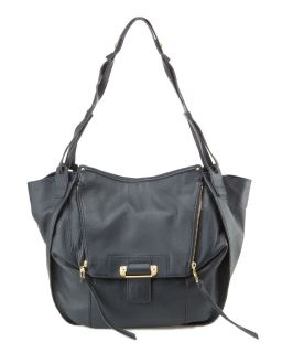 Kooba Zoey Navy Leather Tote