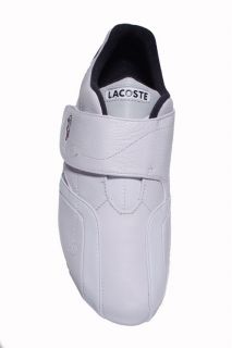 Lacoste Mens Shoes Protect PS SPM White Light Grey Leather 7
