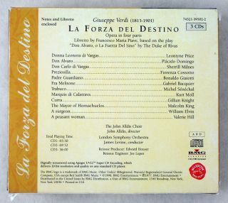 La Forza Del Destino Verdi The RCA Opera Treasury 3 CD