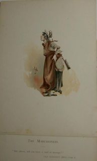 from Charles Dickens Old Curiosity Shop    Print illustrated by Kyd