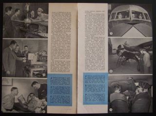 Airlines 1940 How Captains Are Made LaGuardia Vintage Pictorial