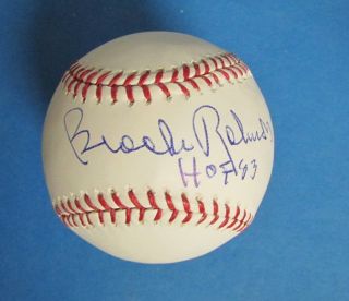 Brooks Robinson Orioles Inscribed HOF 83 Signed Autographed Baseball