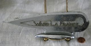 Old Ward La France Hood Ornament from Fire Truck 1930S