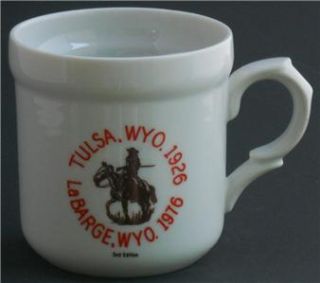 Tulsa 1926 Labarge 1976 Wyoming Mustache Coffee Cup Mug