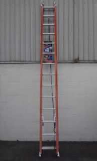 lb Duty Rating Fiberglass Flat D Rung Extension Ladder 28 Ft