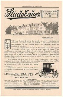 1908 Studebaker Station Wagon Carriage Lakewood NJ Ad