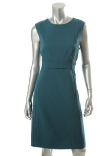 Diane Von Furstenberg New Blue Sleeveless Two Pockets Wear to Work