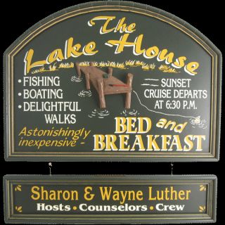 Handcrafted Wood Vacation Home Lake House Wall Decor Welcome Sign
