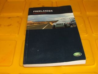 05 2005 Land Rover Freelander Owners Manual Book Guide 1224
