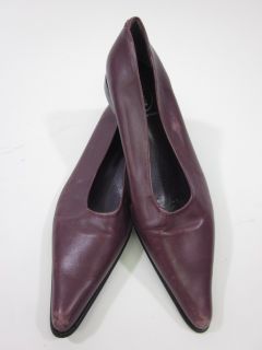 Free Lance Burgundy Pointed Toe Flats Shoes Sz 37 5
