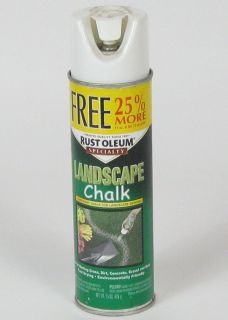 Rust Oleum Specialty Landscape Chalk Spray provides precise, temporary