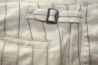 198 Ralph Lauren Linen Stripe Size 38 32 Dress Pants