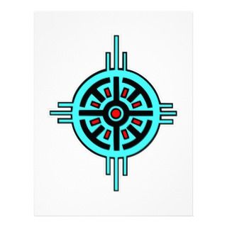 Native American Indian Art #013 Letterhead Design