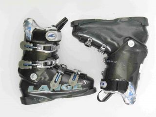 Used Lange Exclusive Blue Ski Boots Womens Size