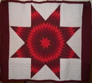 LAKOTA Sioux Native American Star Quilt 80 x 70