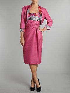 Shubette Shantung dress with jacket Pink   