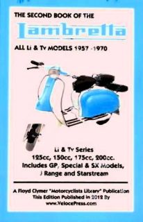 The Complete Lambretta Li TV Scooter Repair Shop Service Manual