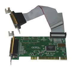 SYBA Low Profile PCI 2 Port Parallel 32 Bit Card New